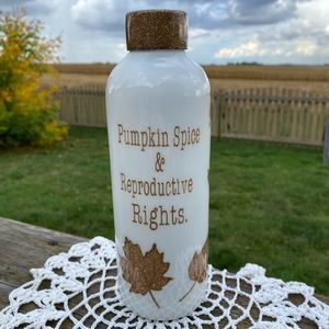 Reproductive rights stainless steel water bottle